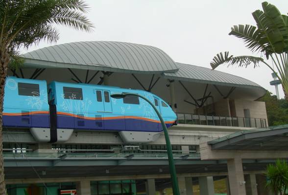 新加坡圣淘沙轻轨站